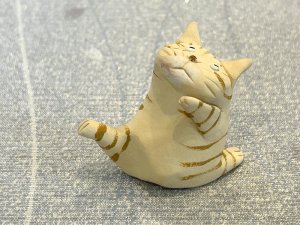 画像1: 半澤淳子：トラ猫「上を向いて歩こう！」【1】 (1)