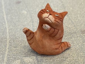 画像1: 半澤淳子：トラ猫「上を向いて歩こう！」【3】 (1)