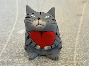 画像1: 半澤淳子：トラ猫「♡ハート」【5】 (1)