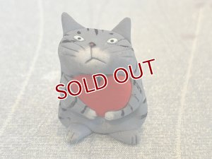 画像1: 半澤淳子：トラ猫「ハート」【5】 (1)