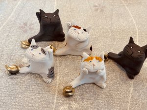 画像1: 半澤淳子：金うん猫【5種】 (1)