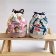 画像1: Cat'sFactory：細編みの丸底巾着（一部寄付） (1)