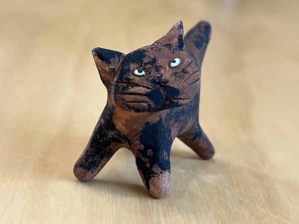 画像1: 半澤淳子：散歩トラ猫【サビねこ】 (1)