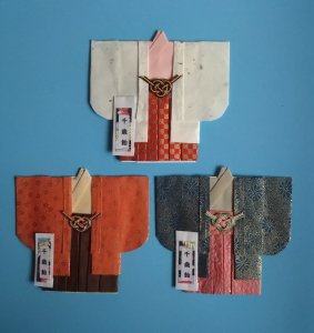 画像1: 晴空；着物の形のポチ袋【七五三シリーズ】男児 (1)