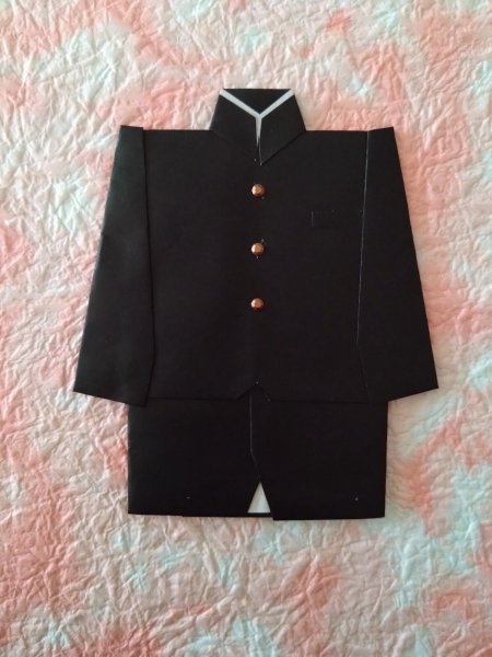 画像1: 入学祝いポチ袋・男子学生服 (1)