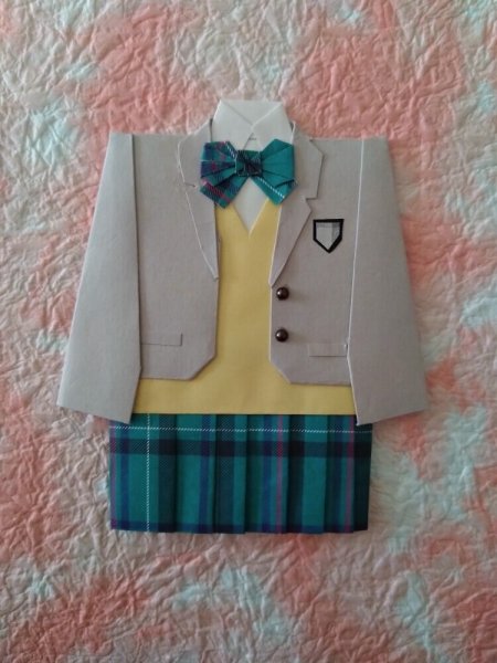 画像1: 入学祝いポチ袋・女子ブレザー (1)