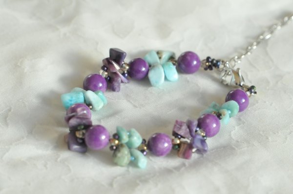 画像1: 願い事ブレスレット「精神的なヒーリング」 (1)