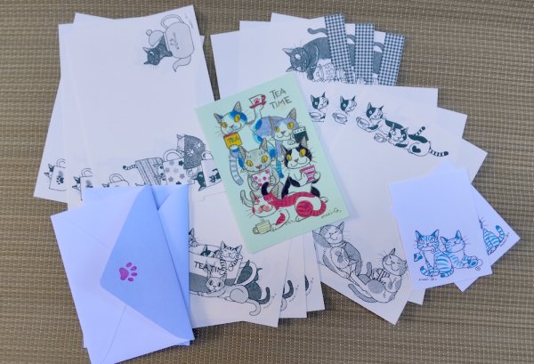 画像1: おたのしみレターセット「Teatime」 (1)