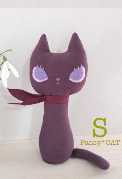 画像1: Pansy*CAT【S】パープル（一部寄付） (1)