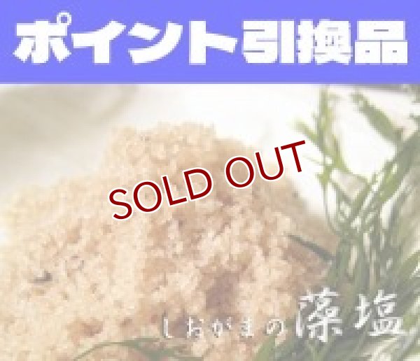 画像1: 【400P】ポイント引き換え品：「Cafe紬」しおがまの藻塩 (1)
