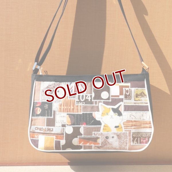 画像1: ジグザグパッチ　ショルダーバッグ (1)