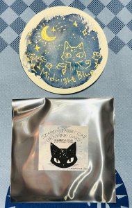 画像1: ゆーぽん：Starry Tabby Cat ラッキーカラー占いドローイングコースター(全額寄付） (1)