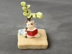 画像1: 友夢：木陰で読書 (1)