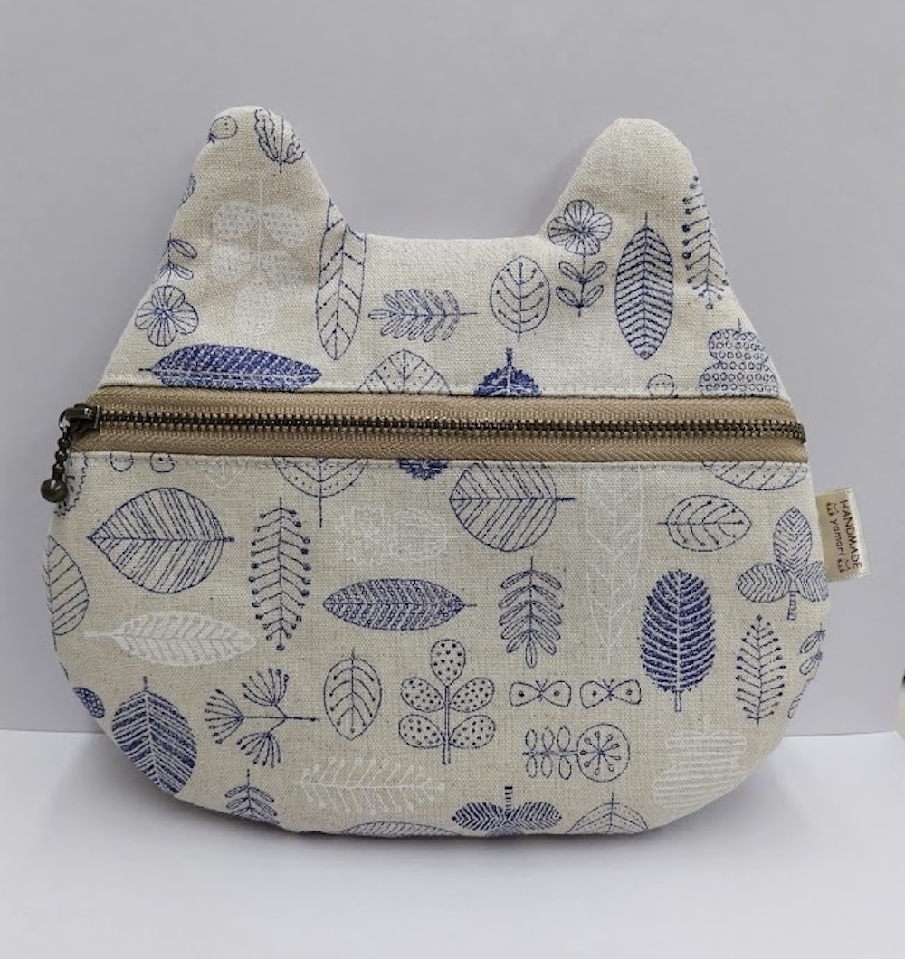 【ワンニャンチャリティLOVE】yamariさんより、ばね口ポーチ新柄8点・新作！にゃんこフェイスポーチ1点(一部寄付)が入荷！