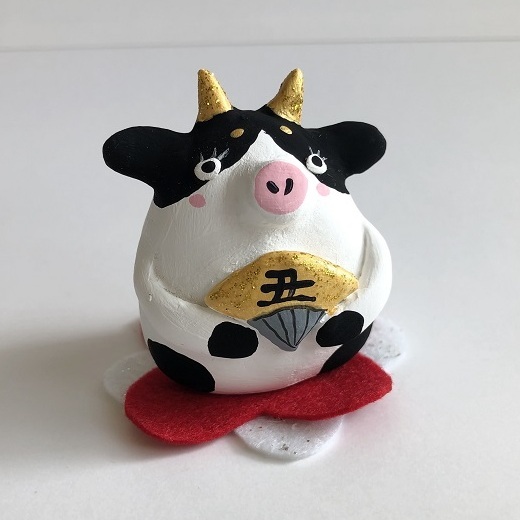 どうぶつ作家ふう：干支の牛くん入荷