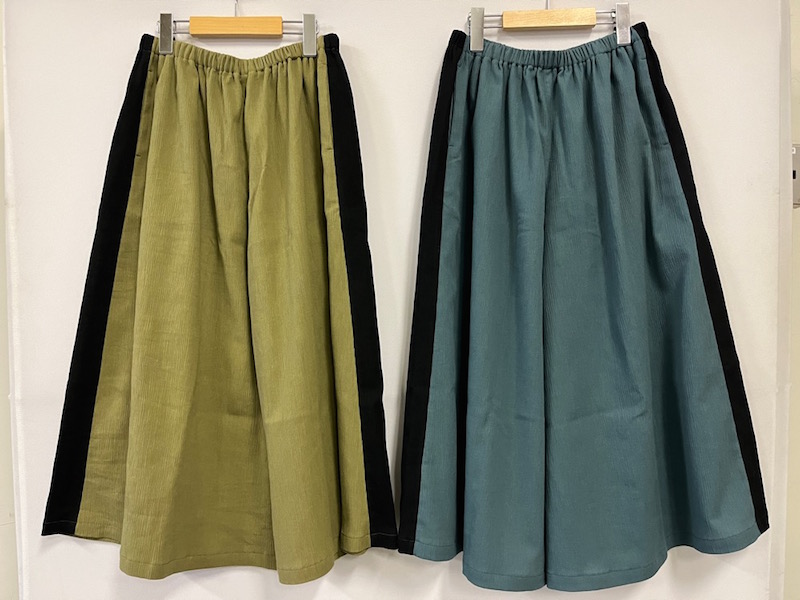 【コムギ雑貨店】キリカエワイドパンツ2カラー入荷！