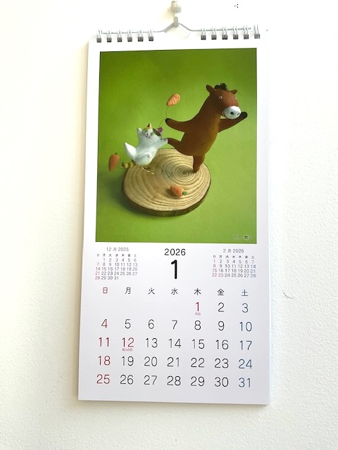 【高橋理佐】2026カレンダー2種（掛け＆卓上）入荷！