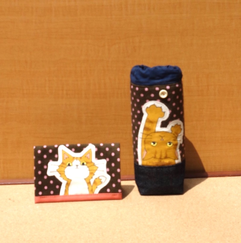 ペットボトルカバー 茶トラ猫 おまけティッシュケース付き Potu にゃん太通販