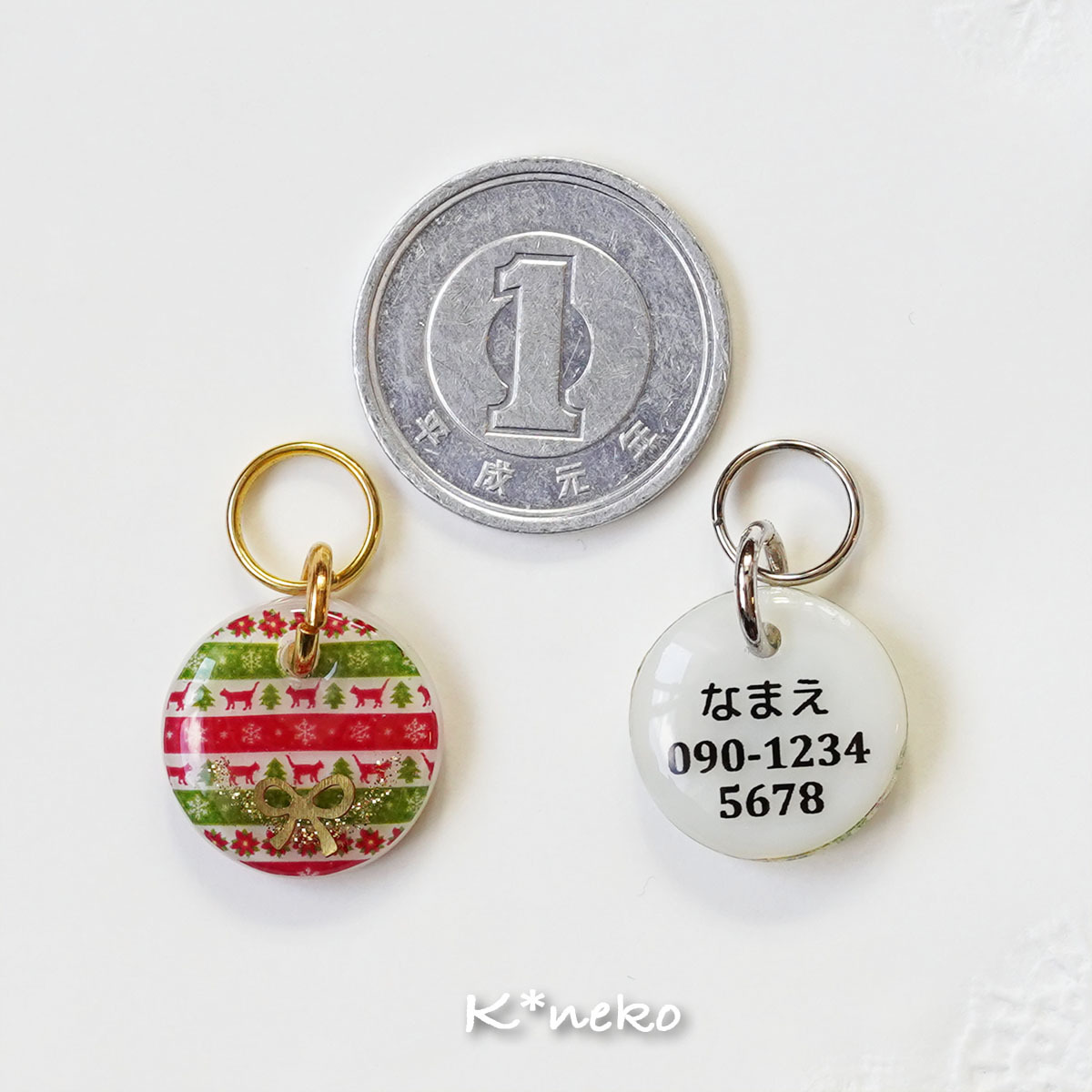 k*neko猫ちゃん用迷子札