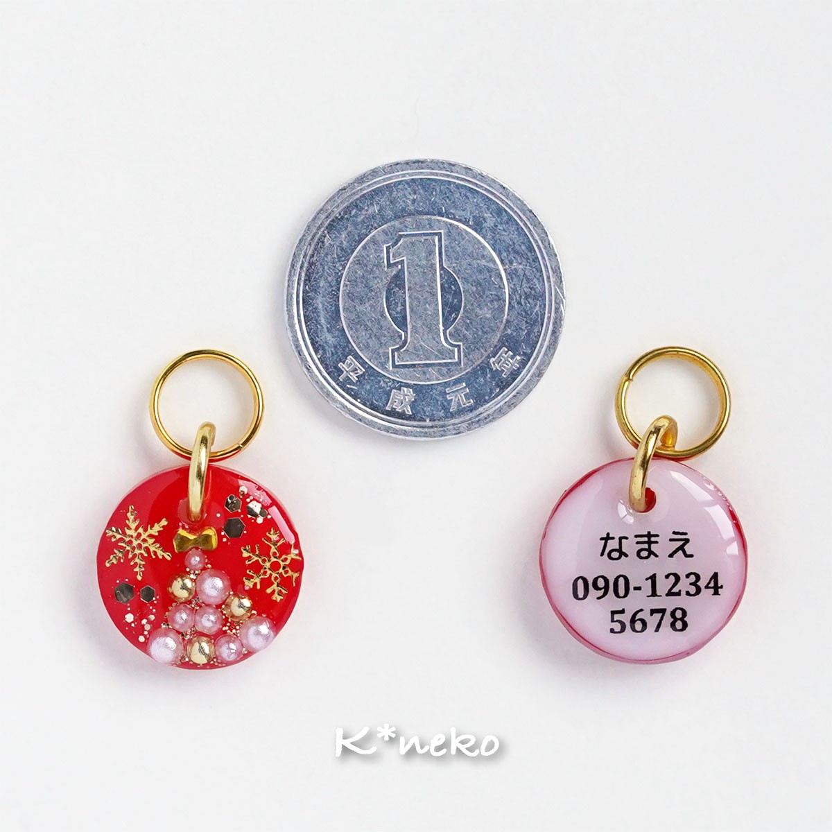 k*neko猫ちゃん用迷子札