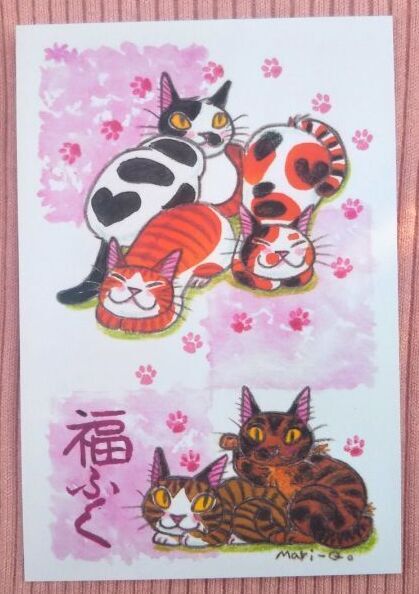 猫ポストカード