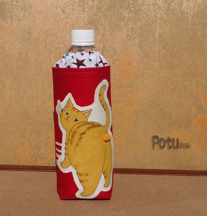 ペットボトルカバー＜茶トラ＞【Potu】＜にゃん太通販＞